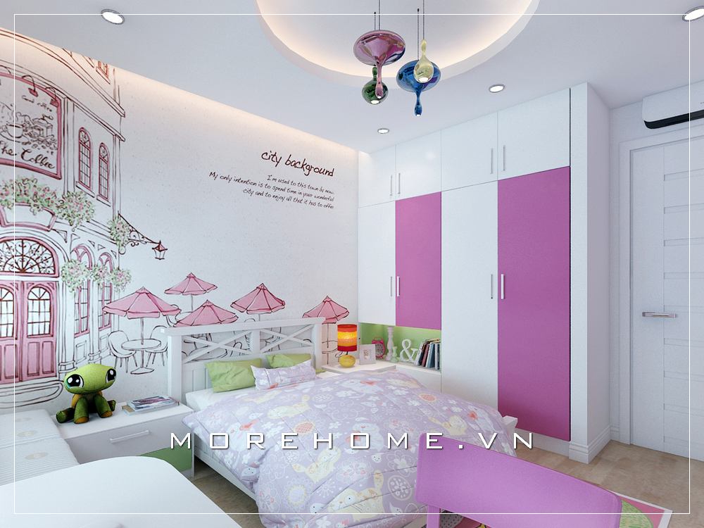 Tủ quần áo màu trắng